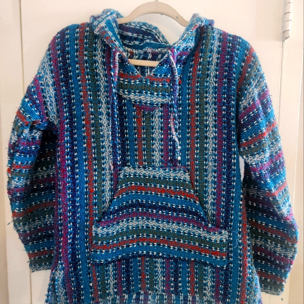 Colorful Striped Baja Hoodie